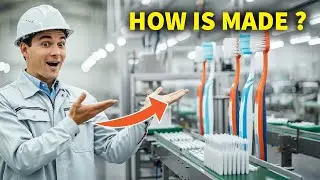 Inside a toothbrush production line, showing the full manufacturing process