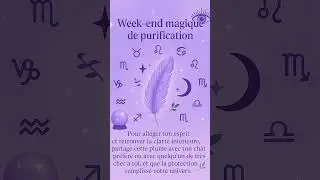 #esot&eacute;risme #tarot #magiee #messageunivers #rituels #meduim #weekend #magie #horoscope