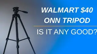Этот дешёвый штатив действительно хорош? Штатив Walmart ONN за 40 долларов // стоит своих денег?