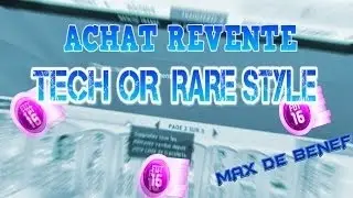FUT 16 | TECH STYLE OR RARE ! ACHAT/REVENTE