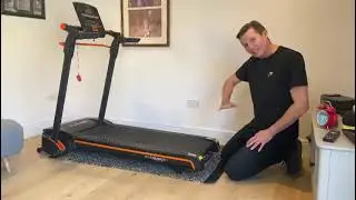 How to use the manual incline on the Roger Black Fitness Easy Fold Treadmill