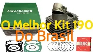 O Melhor Kit 190 do Brasil para Honda Fan - CG - Bros e Titan 150 - FORCE RACING - Ret&iacute;fica Mundial