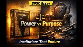 The Strongest Institutions Are Built on Purpose, Not Power | BPSC Essay  | ABHISHEK ABHAY.