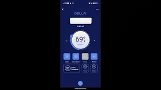 Della Mini Split Unit AC Review -COLD Works Great and can change it with the APP or Remote