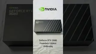 NVIDIA Geforce RTX 3080 Founders Edition Unboxing #shorts #youtubeshorts