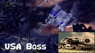 C&C Contra X Beta Tank Generals Challenge #5 vs USA Boss General [Hard]