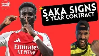 SAKA SIGNS 5 YEAR DEAL WITH ARSENAL !!!!