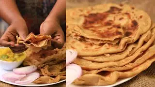 Secret behind soft fluffy layered chapathi || How to mix dough for soft chapathi || Layered chapathi