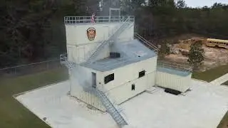 Fire Simulation Using Shipping Containers in Lamar County, MS