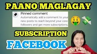 Paano maglagay ng pinned comment sa subscription sa Facebook | Tutorial step by step