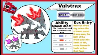 Valstrax as a Pok&eacute;mon TIMELAPS (NOT VERY GOOD)