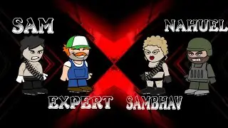Pro 4vs4 ft.Sam, Nahuel & Sambhav | Da2 Mini Militia Classic | New Year Special | Sniper & SG