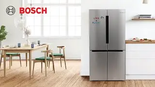Cool #LikeABosch. Keep food fresh for longer with Bosch fridge freezer.