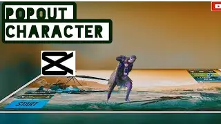 Pop out character ||PUBG lobby video editing tutorial in capcut ||pub mobile lobby video editing