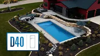 Finished Fiberglass Pool Projects - River Pools D40 Highlight Reel