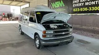 2002 Chevrolet Express 1500 Van For Virtual Online Auction March 11, 2023