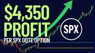 $4350 Per Put Option And $1150 Per Call Option | SPX ODTE Strategy That Keeps Winning