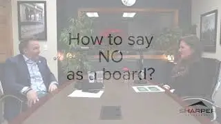 HOA Board Tips - The Power of NO - Sharper Management