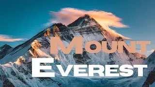 The vast drone view of Mount Everest in 4K!