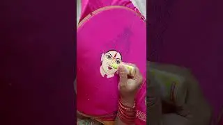 ammavaru  face painting#Tanjore style painting#blouse painting