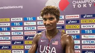 Anna Cockrell Trying A New Race Model After Winning 400H Semis At 2025 Tokyo World Championships