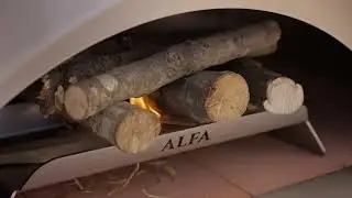 Lighting and preparation of the wood oven