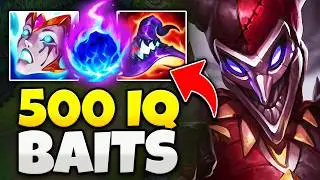 When Pink Ward uses 100% of his brain power... (500 IQ SHACO BAITS)