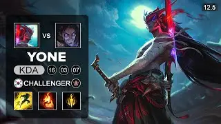 Yone Mid v Sylas - KR Challenger - Season 12 Patch 12.5