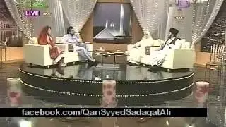Qari Syed Sadaqat Ali @ Ramzan Pakistan Sehri Transmission - PTV ;; 25.07.2012