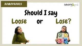 The Difference between Loose and Lose | Homophones | ESL