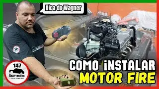 🔧DICAS DE COMO INSTALAR MOTOR FIRE NO FIAT 147 | MOTOR FIRE 1.0 - 1.4