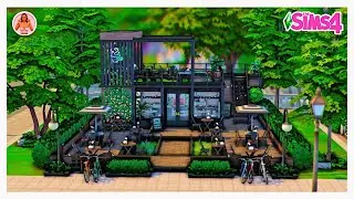 UNIVERSITY CAFETERIA ☕️🖤 │Cafeteria Universit&aacute;ria│The Sims 4│(Speed Build)