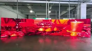 6 08mx1 28m Indoor Curved LED Display