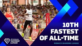 Wanyonyi powers to 10th fastest 800m of all-time with 1:41.44 | Wanda Diamond League