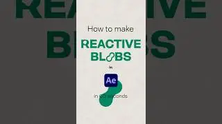 How to animate merging Liquid Blobs in #aftereffects