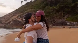 Anúncio gravidez na praia - Nosso milagre chegou!