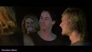 Beach Football scene - POINT BREAK