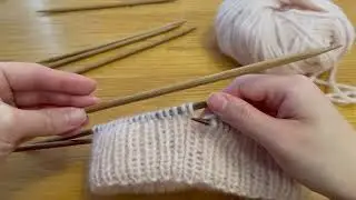 How to Knit a Ribbed Double Folded Brim in the Round