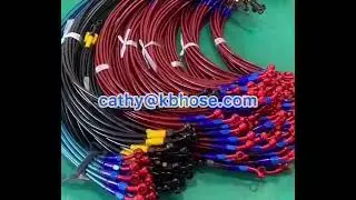 AN3 stainless steel braided brake line hose assembly, can custom.#selangrem #brakelinekit