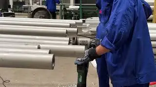 Immersive experience of stainless steel pipe making process