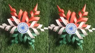 26 January Special Tiranga Paper Craft 🇮🇳 | Republic Day Decoration Idea 💡| @bhaktisketchbyvarsha 