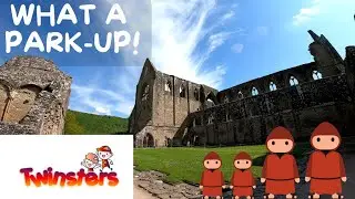 Tintern Abbey and Anchor Inn park-up in the Wye Valley - the gateway to Wales