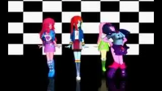 [MMDxMLP] Poker Face [Equestria Girls]
