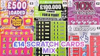 &pound;14 lottery scratch cards mix #lottery #lotto #scratchcards #profitsession