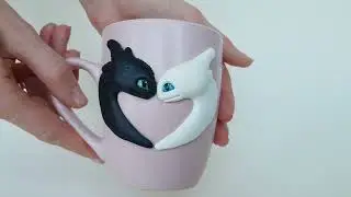 Mug Toothless and Light Fury How to Train Your Dragon. Pink Cup How to Train Your Love by AnneAlArt