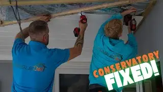 10m&sup2; Edwardian Conservatory | Insulated Ceiling with Glass Tint | 1 Day Transformation