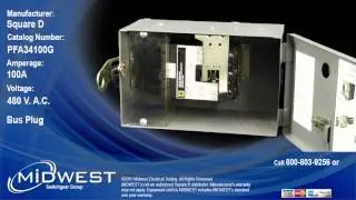 PFA34100G Square D Bus Plug For Sale