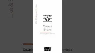Camera Shutter Sound / Camera Sound / Camera Click Sfx