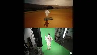 Green Screen Before And After #3D #VFX #Desert #RollingLoud #UnrealEngine #LikeVisions