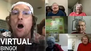 Matthew McConaughey's virtual bingo game with seniors